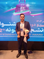 دانشجوی دکترای نانو  فیزیک دانشگاه کاشان  دانشجوی نمونه کشوری  شد
